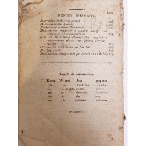 Pamiętnik Warszawski Rok 1815.Miesiąc sierpień