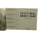 Festiwal Braci Quay, Październik ’87. Galeria Studio Wizualne Kontakt Pwssp-Zsp, Poznań [Katalog]