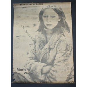 Maria Waśko - On Semantic Poetry 1981 [Plakat]