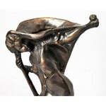 Figuratywny wazon, Francja, XX w. proj. Erte (Romain de Tirtoff)