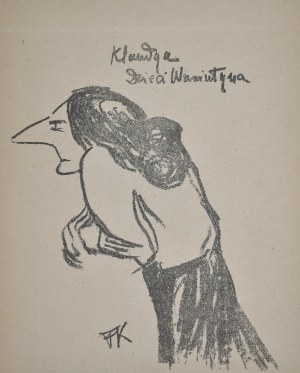 Karol Frycz (1877-1963), Stanisława Wysocka jako Klaudia w sztuce Dzieci Waniuszyna, 1904