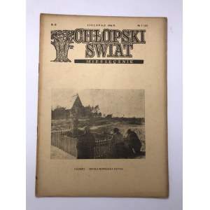 Miesięcznik Chłopski świat listopad 1946