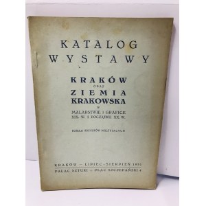 Katalog wystawy Kraków oraz ziemia krakowska w malarstwie i grafice
