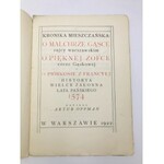 Artura Oppmana (Or-Ota) Kronika mieszczańska: O Majchrze Gąsce rajcy warszawskim