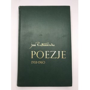 [Oficyna Stanisława Gliwy] Rostworowski Jan Poezje 1958-1960
