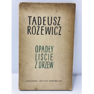 Różewicz Tadeusz Opadły liście z drzew