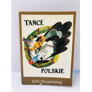 Zestaw pocztówek z serii Tańce Polskie Zofii Stryjeńskiej,