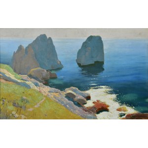 Feliks Michał Wygrzywalski (1875-1944), Pejzaż z Capri, 1923