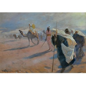 Feliks Michał Wygrzywalski (1875-1944), Wiatr na pustyni egipskiej. Hamsin, 1907