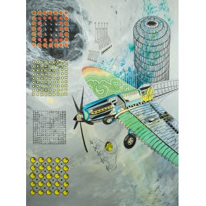 Marek Rachwalik (b. 1986), Pesticide rain over a potato field, 2015