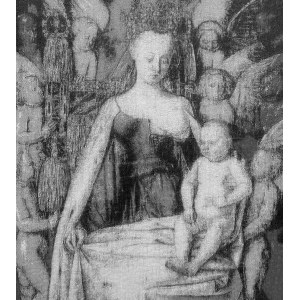 Bartosz Czarnecki (ur. 1988), Jean Fouquet - Madonna z Dzieciątkiem wśród Aniołów, 2020