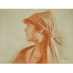 Piotr Stachiewicz (1858-1938), Portret dziewczyny