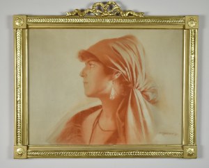 Piotr Stachiewicz (1858-1938), Portret dziewczyny