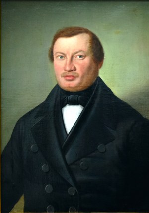 Józef Simmler (1823-1868), Portret mężczyzny