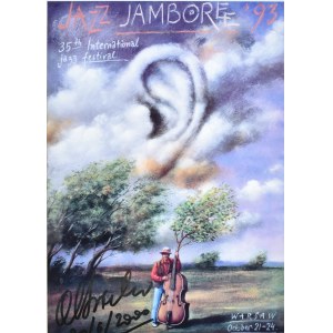 Rafał Olbiński (Ur. 1943), Plakat Jazz JAMBOREE ’93 z autografem Rafała Olbińskiego