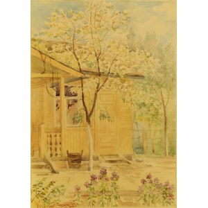 Leon SZACSZNAJDER (1881-1972), Wiosna w ogrodzie, 1951