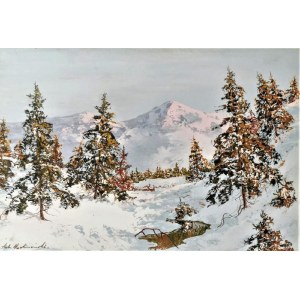 Andrzej MALINOWSKI (1882-1932), Zima w górach