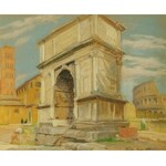 Franciszek WÓJCIK (1903-1984), Łuk Konstantyna w Rzymie, 1939