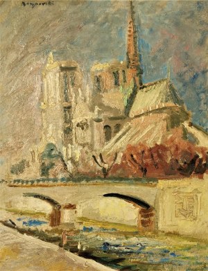 Stanisław BORYSOWSKI (1901-1988), Katedra Notre Dame w Paryżu, przed 1939