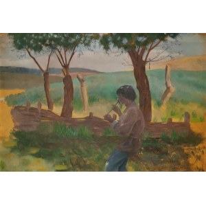 Zbigniew PRONASZKO (1885-1958), Village player, 1909