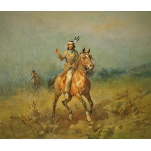 Antoni TRZESZCZKOWSKI (1902-1977), Winnetou - wódz Apaczów