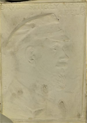 Jan RASZKA (1873-1945), Plakieta z portretem Edwarda Rydza Śmigłego