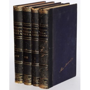 MICKIEWICZ ADAM - DZIEŁA PROZĄ, 1-5 komplet [w 3 wol.] oraz DZIEŁA POETYCKIE.