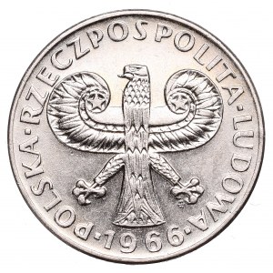 Peoples Republic of Poland, 10 zloty 1966 Small column