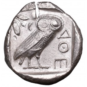 Grecja, Attyka, Ateny, Tetradrachma c. 440-404 pne - Sówka