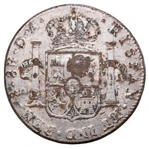 United Kingdom/Bolivia, George III, Forgery 1 dollar/8 reales 1792