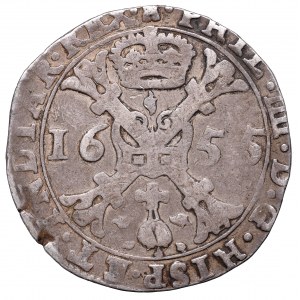 Niderlandy hiszpańskie, Tournai, Filip IV, Patagon 1655