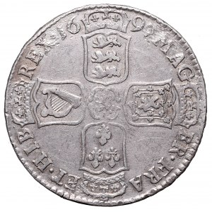 England, William III, 1/2 crown 169(?)