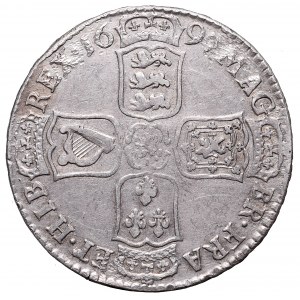 Anglia, William III, 1/2 crown 169(?)