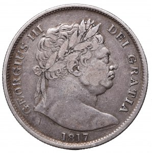 Anglia, Jerzy III, 1/2 crown 1817