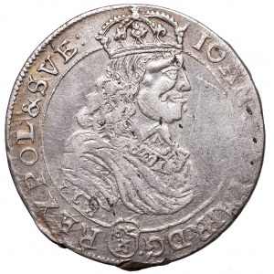 John II Casimir, 18 groschen 1668, Bromberg