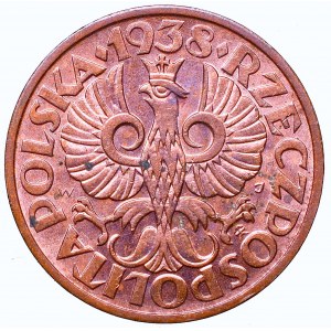 II Republic of Poland, 2 groschen 1938