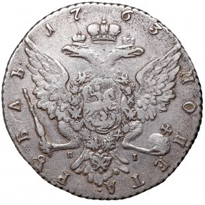 Rosja, Katarzyna II, Rubel 1763 ЯI