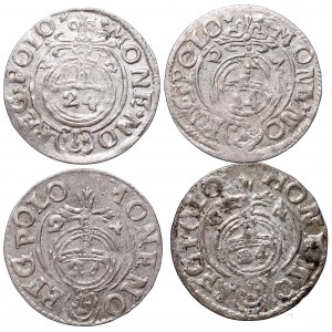 Sigismund III, Lot of 1,5 groschen 1622-24