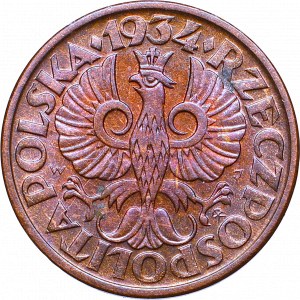 II Republic of Poland, 1 groschen 1934