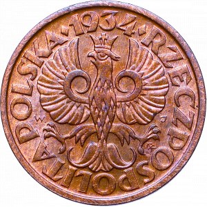 II Republic of Poland, 1 groschen 1934