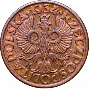 II Republic of Poland, 1 groschen 1934