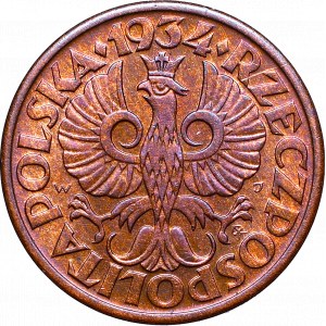 II Republic of Poland, 1 groschen 1934