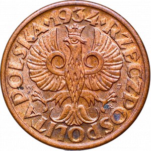 II Republic of Poland, 1 groschen 1934