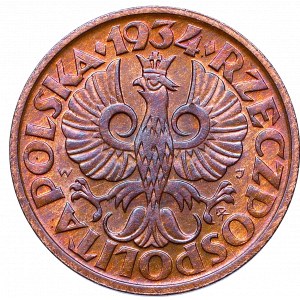 II Republic of Poland, 1 groschen 1934