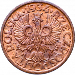 II Republic of Poland, 1 groschen 1934