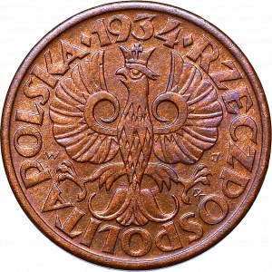 II Republic of Poland, 1 groschen 1934