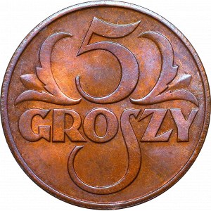 II Republic of Poland, 5 groschen 1937