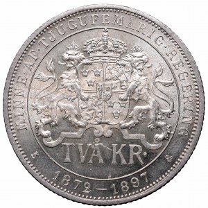 Szwecja, 2 korony 1897