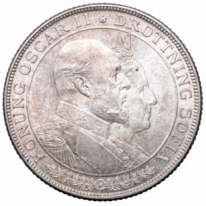 Sweden, 2 kroner 1907