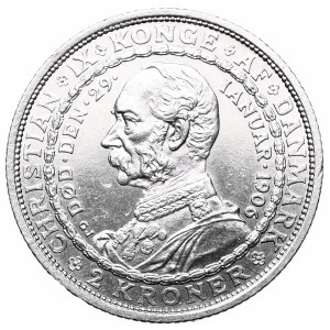 Denmark, 2 kroner 1907